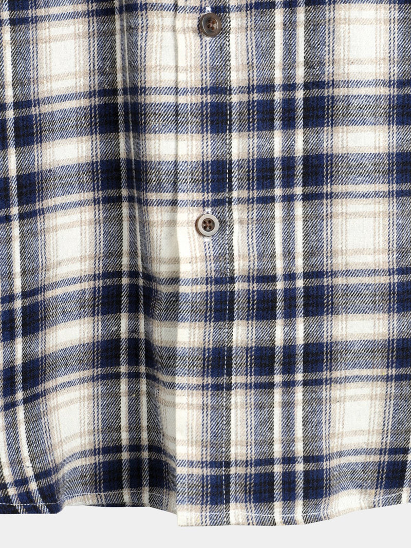 Men's Button Up Regular Fit Long Sleeve Plaid Flannel Casual Shirts