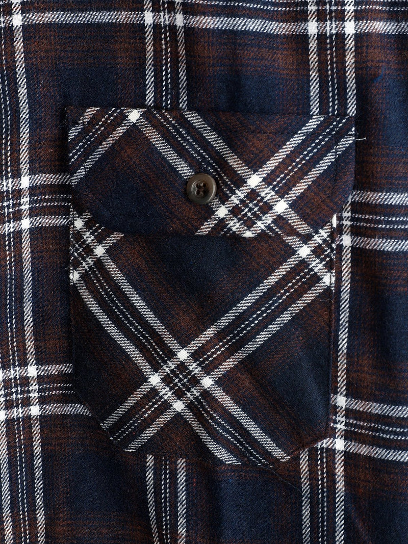Men's Button Up Regular Fit Long Sleeve Plaid Flannel Casual Shirts