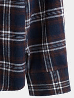 Men's Button Up Regular Fit Long Sleeve Plaid Flannel Casual Shirts