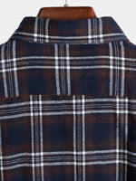 Men's Button Up Regular Fit Long Sleeve Plaid Flannel Casual Shirts