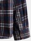 Men's Button Up Regular Fit Long Sleeve Plaid Flannel Casual Shirts