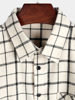 Men's Button Up Regular Fit Long Sleeve Plaid Flannel Casual Shirts