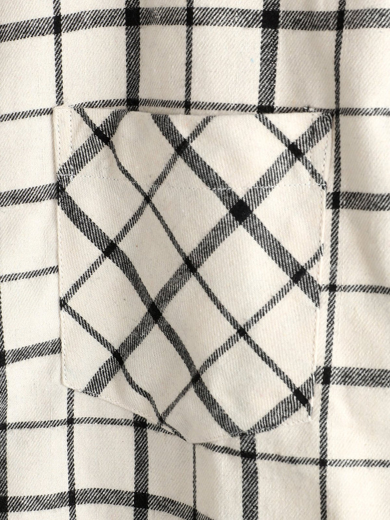 Men's Button Up Regular Fit Long Sleeve Plaid Flannel Casual Shirts