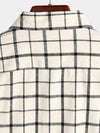 Men's Button Up Regular Fit Long Sleeve Plaid Flannel Casual Shirts