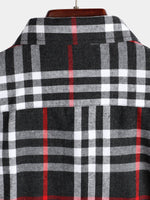 Men's Button Up Regular Fit Long Sleeve Plaid Flannel Casual Shirts