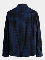 Men's Button Up Regular Fit Long Sleeve Plaid Flannel Casual Shirts