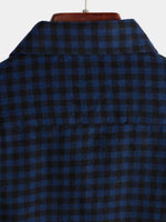 Men's Button Up Regular Fit Long Sleeve Plaid Flannel Casual Shirts