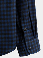 Men's Button Up Regular Fit Long Sleeve Plaid Flannel Casual Shirts