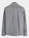 Men's Button Up Regular Fit Long Sleeve Plaid Flannel Casual Shirts