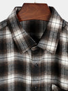 Men's Button Up Regular Fit Long Sleeve Plaid Flannel Casual Shirts