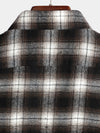 Men's Button Up Regular Fit Long Sleeve Plaid Flannel Casual Shirts