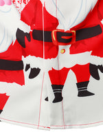 Men's Music Merry Christmas Carol Themed Top Santa Claus Xmas Costume Red Funny Long Sleeve Shirt