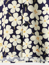Men's Floral Print Holiday Flower Casual Short Sleeve Shirt