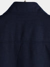 Men's Cotton & Linen Chest Pockets Solid Color Short Sleeve Shirt