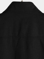 Men's Cotton & Linen Chest Pockets Solid Color Short Sleeve Shirt