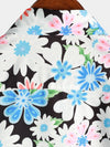 Men's Leisure Floral Print Holiday Flower Resort Casual Art Short Sleeve Shirt