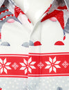 Men's Holiday Striped Long Sleeve Vacation Cute Gnome Christmas Shirt