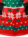 Men's Santa Claus Funny Outfit Themed Top Christmas Long Sleeve Shirt