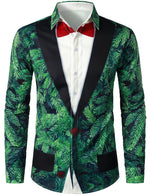 Men's Christmas Print Regular Fit Funny Outfit Themed Top Long Sleeve Shirt