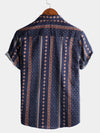Bundle Of 3 | Men's Breathable Retro Short Sleeve Cotton Shirts