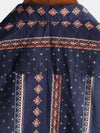 Men's Retro Button Up Short Sleeve Cotton 70s Shirt