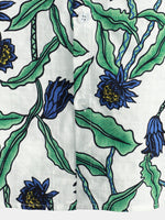 Men‘s Summer Floral Print Short Sleeve Casual Holiday Pocket Shirt