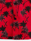 Men's Summer Tropical Coconut Tree Print Short Sleeve Shirt