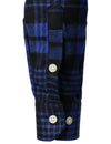 Men's Casual Plaid Double Pocket Flannel Checkered Button Up Long Sleeve Shirt
