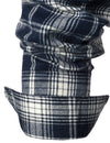 Men's Flannel Double Pocket Checkered Button Up Long Sleeve Casual Plaid Shirt