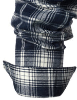 Men's Flannel Double Pocket Checkered Button Up Long Sleeve Casual Plaid Shirt