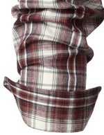 Men's Flannel Double Pocket Checkered Button Up Long Sleeve Casual Plaid Shirt