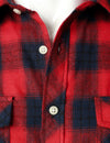 Men's Casual Plaid Double Pocket Flannel Checkered Button Up Long Sleeve Shirt