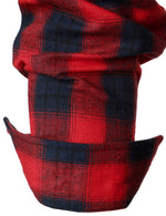 Men's Casual Plaid Double Pocket Flannel Checkered Button Up Long Sleeve Shirt