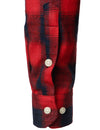 Men's Casual Plaid Double Pocket Flannel Checkered Button Up Long Sleeve Shirt