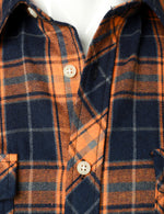 Men's Casual Plaid Double Pocket Flannel Checkered Button Up Long Sleeve Shirt