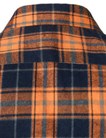 Men's Casual Plaid Double Pocket Flannel Checkered Button Up Long Sleeve Shirt