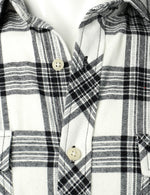 Men's Plaid Double Pocket Button Up Checkered Lapel Long Sleeve Fall Winter Shirt