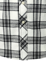 Men's Plaid Double Pocket Button Up Checkered Lapel Long Sleeve Fall Winter Shirt