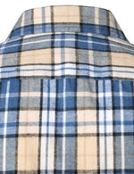 Men's Plaid Double Pocket Button Up Checkered Lapel Long Sleeve Fall Winter Shirt