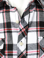Men's Plaid Double Pocket Button Up Lapel Long Sleeve Flannel Shirt