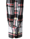 Men's Plaid Double Pocket Button Up Lapel Long Sleeve Flannel Shirt