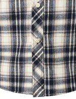 Men's Flannel Double Pocket Checkered Button Up Long Sleeve Casual Plaid Shirt