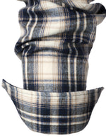 Men's Flannel Double Pocket Checkered Button Up Long Sleeve Casual Plaid Shirt