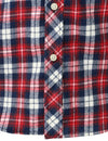 Men's Plaid Double Pocket Button Up Lapel Long Sleeve Flannel Shirt
