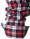 Men's Plaid Double Pocket Button Up Lapel Long Sleeve Flannel Shirt