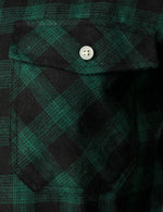 Men's Casual Plaid Double Pocket Flannel Checkered Button Up Long Sleeve Shirt