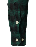 Men's Casual Plaid Double Pocket Flannel Checkered Button Up Long Sleeve Shirt