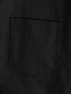 Men's Solid Color Linen Cotton Pocket Casual Button Short Sleeve Shirt