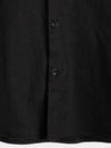 Men's Solid Color Linen Cotton Pocket Casual Button Short Sleeve Shirt