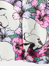 Men's Cool Skull Flowers Button Up Hawaiian Shirt